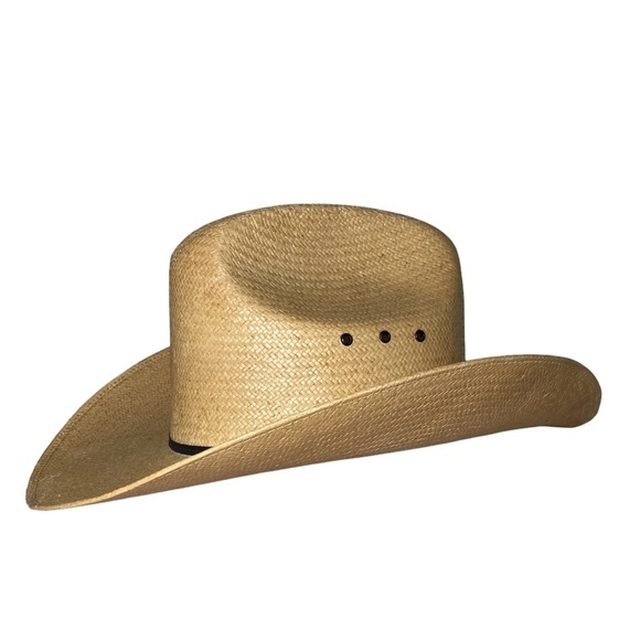Western straw hat one size unisex imported - Picture 1 of 8